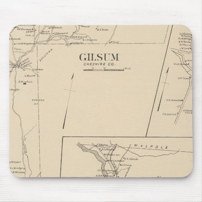 Westmoreland, Gilsum Mouse Pad (Front)