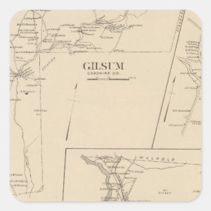 Westmoreland, Gilsum Square Sticker