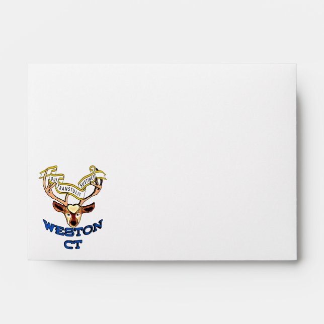 Weston Connecticutt Deer Envelope (Front)