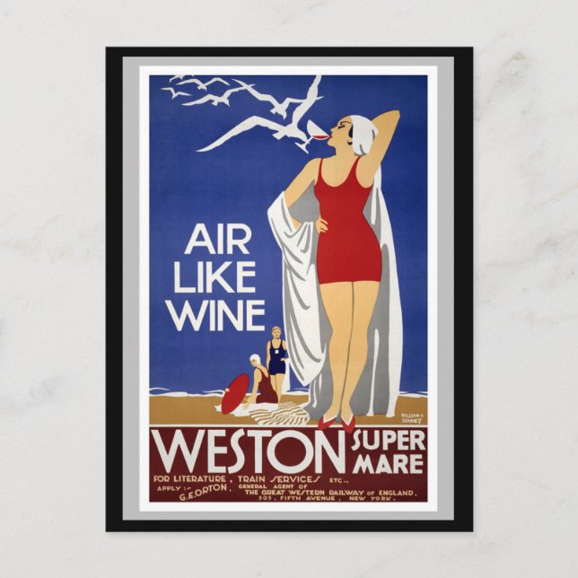Weston Super Mare Postcard (Front)