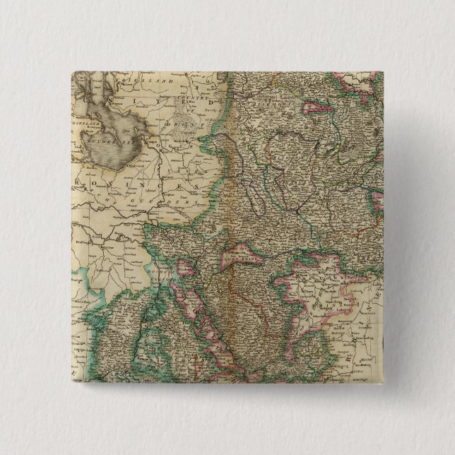 Westphalia 2 Inch Square Button (Front)