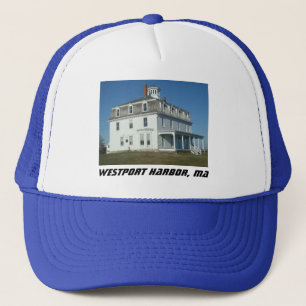 Westport Harbour, MA Historical Architecture Trucker Hat