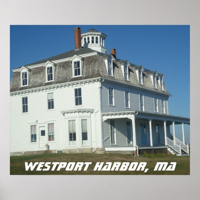 Westport Harbour, MA Poster (Front)