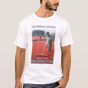 Westport, WashingtonCranberry Bog Harvest T-Shirt