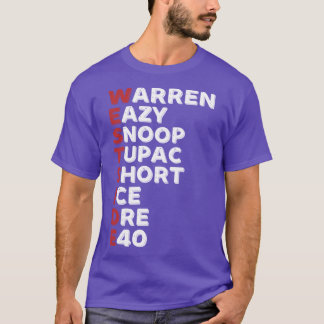 Westside Hip Hop Rap Music Legends girl family boy T-Shirt
