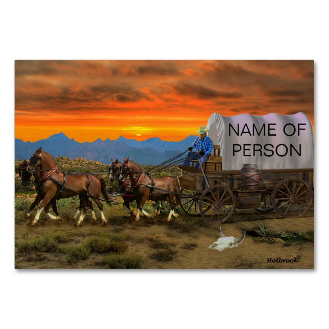 WESTWARD BOUND TABLE NUMBER (Front)