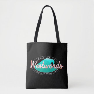 Westwords Reverse Logo Tote (dark background) Bag