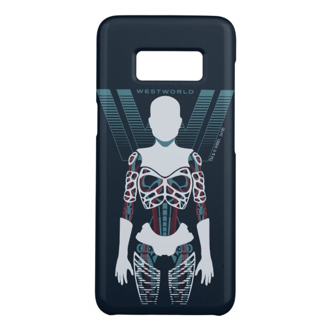 Westworld | Android Skeleton Over Logo Case-Mate Samsung Galaxy Case (Back)
