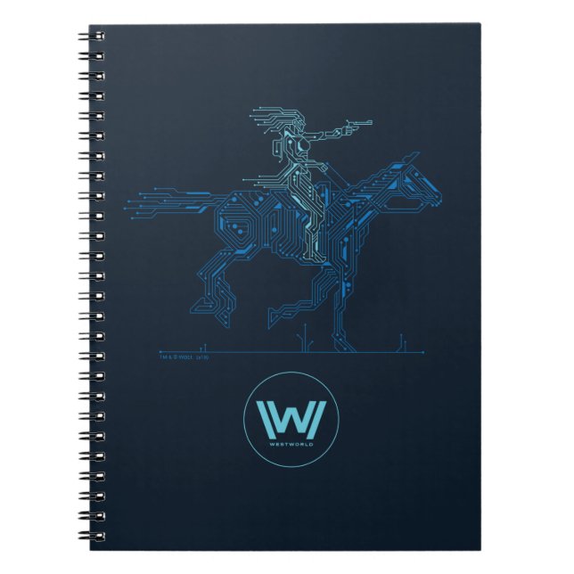 Westworld | Dolores Riding Horse Circuit Graphic Notebook (Front)