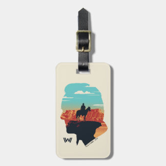 Westworld | Dr. Ford Silhouette Of Man in Black Luggage Tag