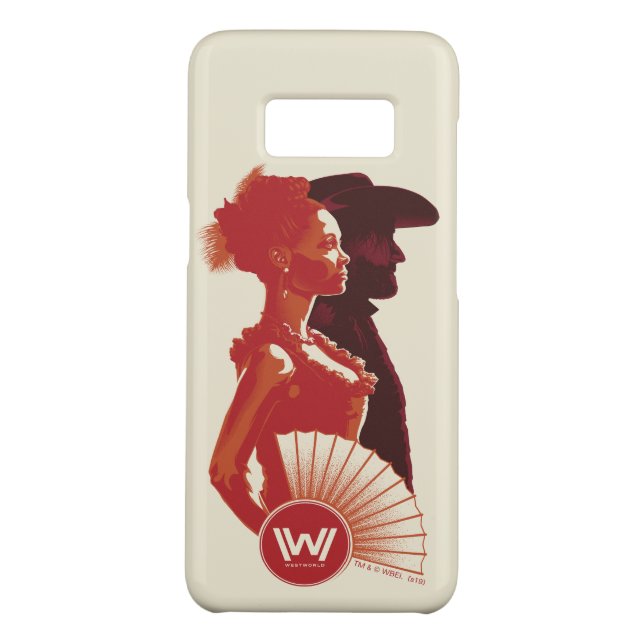 Westworld | Maeve & Hector Stencil Portrait Case-Mate Samsung Galaxy Case (Back)