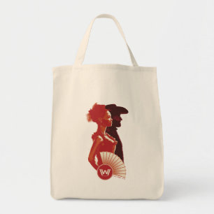Westworld Maeve & Hector Stencil Portrait Tote Bag
