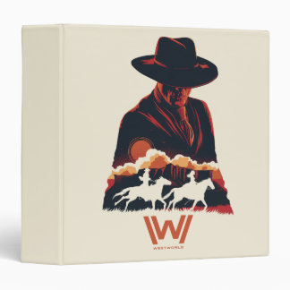 Westworld | Man in Black Desert Silhouette Binder