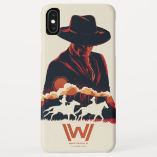 Westworld   Man in Black Desert Silhouette iPhone XS Max Case