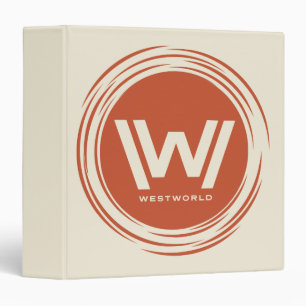 Westworld Stylized Sun Logo Binder