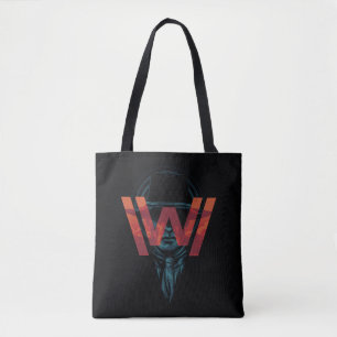 Westworld   The Man in Black Logo Graphic Tote Bag