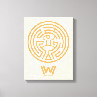 Westworld | The Maze Symbol Canvas Print