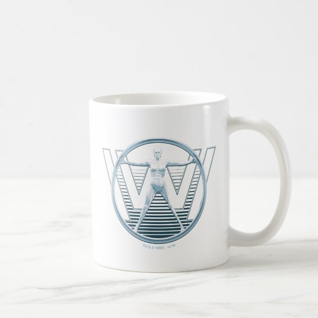 Westworld | Vitruvian Android Logo Coffee Mug (Right)