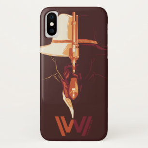 Westworld White Hat Black Hat Split Graphic Case-Mate iPhone Case