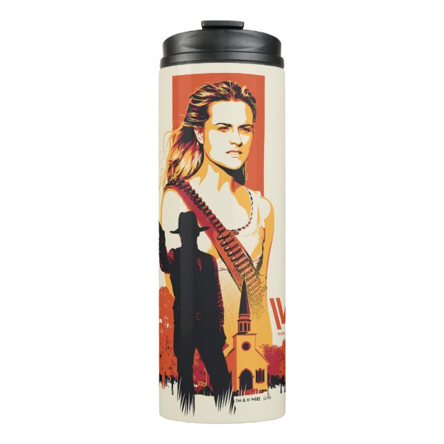 Westworld | Wyatt & Man in Black at White Church Thermal Tumbler (Front)