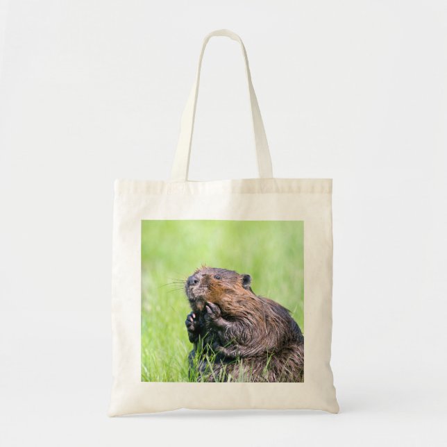 Wet Beaver Tote Bag (Front)