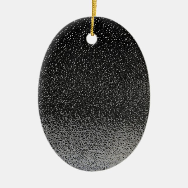 Wet Black Asphalt Background Ceramic Ornament (Front)