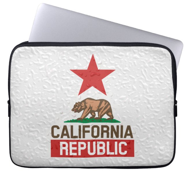 Wet California Republic Decor Laptop Sleeve (Front)