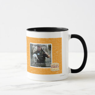Wet cat and gun mug