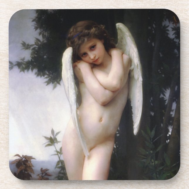 Wet Cupid  (L’Amour Mouillé) Coaster (Front)