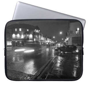 Wet Evening, Salisbury Road Cardiff (3) Laptop Sleeve
