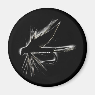 Wet Fly Silhouette Magnet