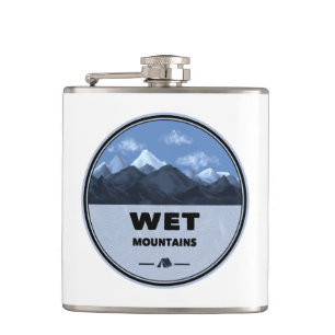 Wet Mountains Colorado Camping Hip Flask