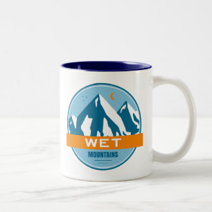 Wet Mountains Colorado Two-Tone Coffee Mug