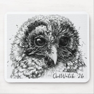 Wet Owlet Mouse Pad
