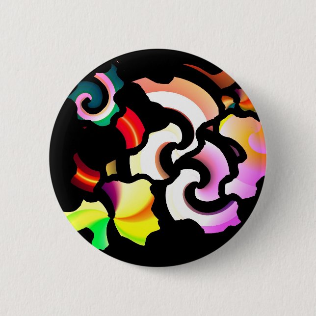 Wet Paint 2 Inch Round Button (Front)