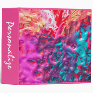 Wet paint colourful abstract art palette binder