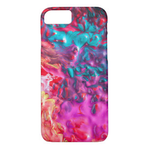Wet paint colourful abstract art palette modern Case-Mate iPhone case