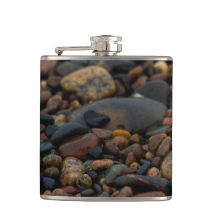 Wet Pebbles Hip Flask