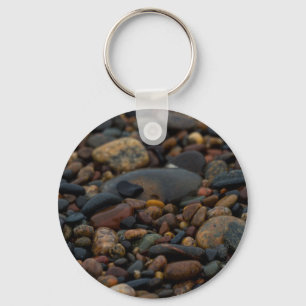 Wet Pebbles Keychain