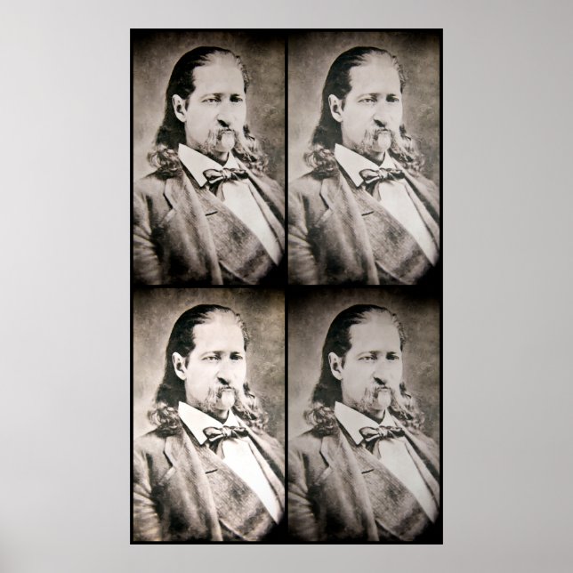 WET PLATE 4 frame WILD BILL HICKOK Poster (Front)