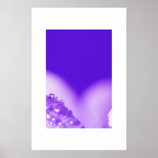 Wet Purple Poster