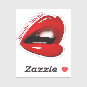Wet Red Lips Valentine