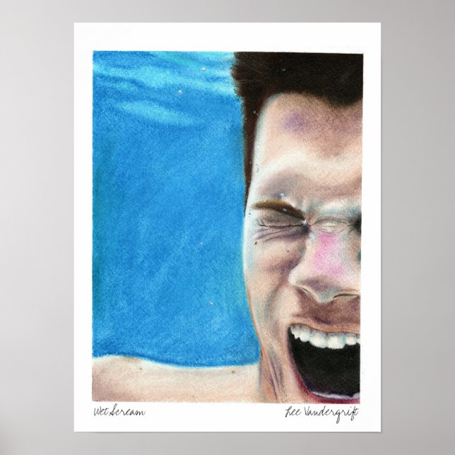 Wet Scream by Lee Vandergrift Poster (Front)