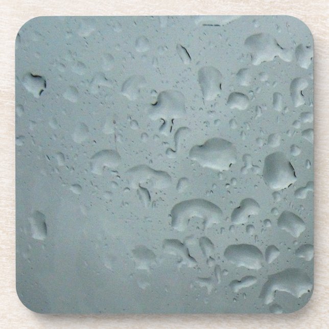 Wet Window Glass Coaster (Front)
