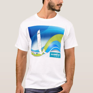 Weta Trimaran design on short sleeve T-shirt