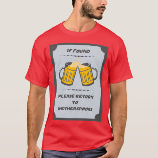 Wetherspoons Funny Novelty Gift T-Shirt