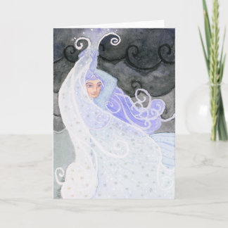 "Wetherwoman : Snowstorm" Cartes de voeux et de no