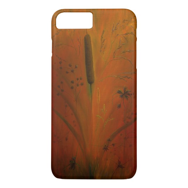 Wetland plants Cattail Case-Mate iPhone Case (Back)