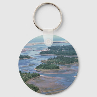 Wetland, South Slough Coos Bay, OR Keychain