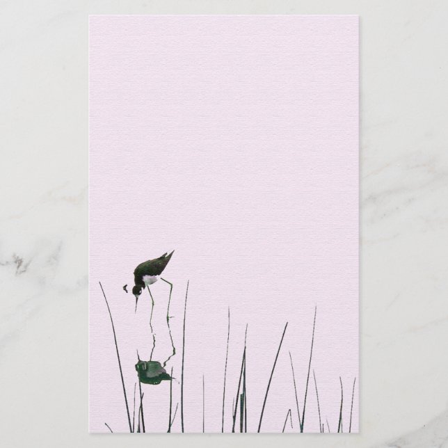 Wetlands Bird Art Stationery (Front)